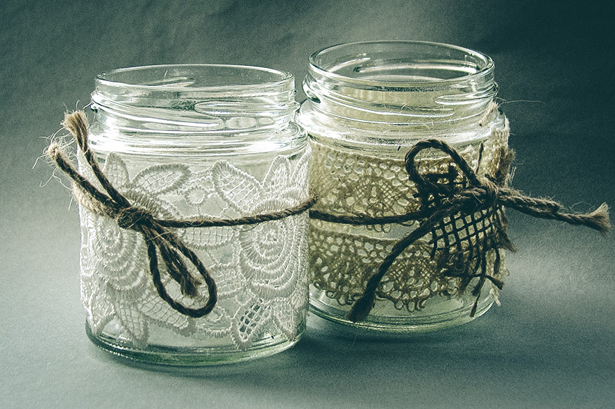 jam jar tea lights for hire, Cheshire, Manchester & north west